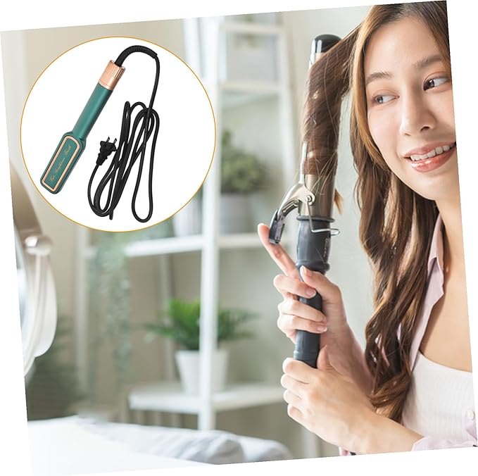 Portable Adjustable Hair Straightener for Women Lightweight Ceramic Flat with Fast Heating Anti-frizz Shine Enhancing Suitable for Wavy and Curly Hair US Plug