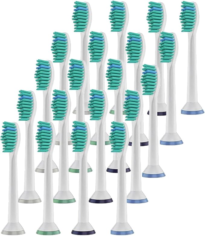 Replacement Toothbrush Heads Compatible for PH Soft Electric Brush Head 4100 6500 6100 7500 5300 1100(20pcs)