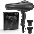 iQUE Professional Salon Quality Hair Dryer | 1875W Ionic Blow Dryer | 2 Speeds &amp 3 Heat Modes | Frizz-Free | Includes 2 Nozzles Attachments | Extra Long Cord and Faster Drying Time