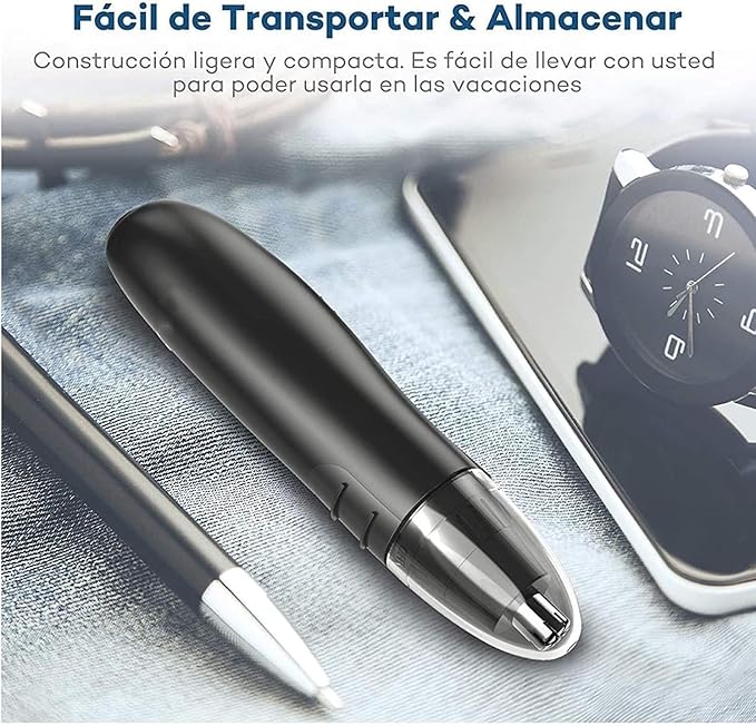 Ear and Nose Hair Trimmer for MenProfessional USB Rechargeable Nostril Nasal Hair Vacuum Cleaning System4 in 1 Lightweight Waterproof Hair and Beard Clippers Ideal Gift