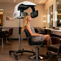 Professional Hair Dryer Freestanding Hair Salon Steamer Hair Color Processor with Wheels Base and LCD Display Professional Equipment for Hair Salon 110V