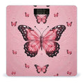Butterfly Pink Digital Bathroom Scale Fashion Unique Weight Scale BMI Anti-Slip Precision Weighing Scales Suitable for Home Bedrooms Use and Gift