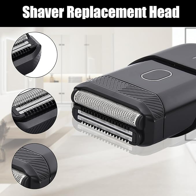 Shaver heads Replacement Blade Compatible with MANSCAPED The Handyman Replacement BladeLong-Hair Leveler &amp Foil Blades （2 Pack）
