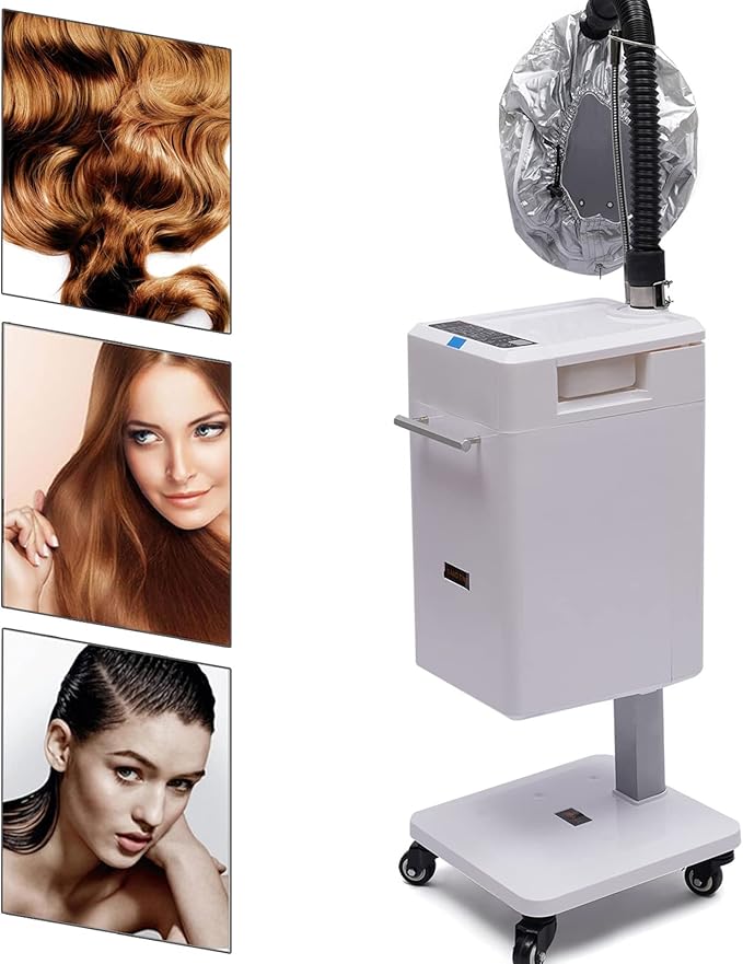 Generic Professional Hair Steamer Anion Hair Color Processor Beauty Salon Vertical Hair Steamer Machine for Hair Care Hair Repair 110V 500W