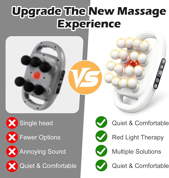 PakaLife 16-Drive 8-Head Massage Gun SetGift for HusbandProfessional Massage Gun Deep Tissue with Cupping Kit for Massage Therapy Back Massager for Pain Relief Deep Tissue (Black)