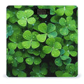 Many Green Clover Scale for Body Weight Precision Bathroom Weighing Scales with Back Lit LCD Display Sturdy Tempered Glass Body Weight Scales Digital Bathroom Scale 400lb