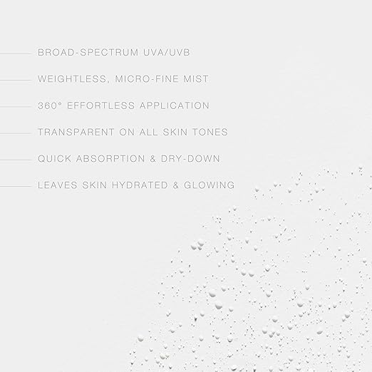 Hampton Sun SPF 15 Continuous Mist Sunscreen Broad Spectrum UVA/UVB | Advanced Water + Sweat Resistance Antioxidant-Rich Vitamin E + Aloe for Hydrated Radiant Skin Glowy Finish and Oil-Free.