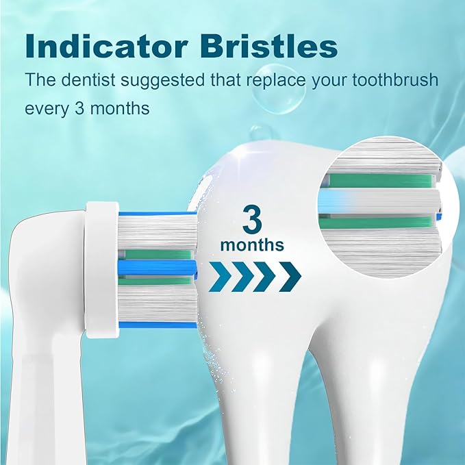 iO Replacement Heads Compatible with Oral b iO 2/3/4/5/6/7/8/9/10 Series Electric ToothbrushToothbrush Heads with Medium-Hard Bristles for Plaque Removal &amp Teeth CareWhite