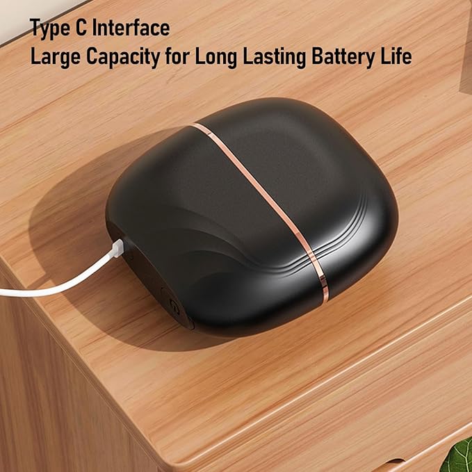 Cordless Hair Straightener Brush Portable Straightening Brush with 3 Temp Settings PTC 30S Fast Heating Rechargeable Hot for Travel Home Outdoor