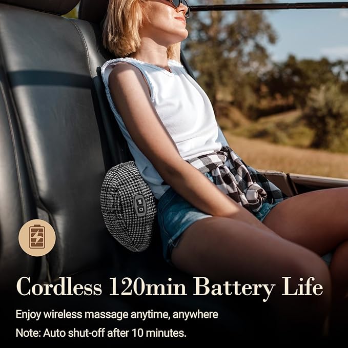 Knee Massager with Heat Back Massager