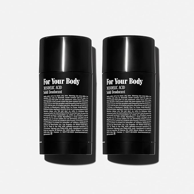 Nécessaire The Deodorant Santal | Natural Aluminum Free Deodorant For Women &amp Men. Extra Strength Treatment with Mandelic Acid. Free of Baking Soda Ozokerite &amp Parabens (75 g/2.5 oz)