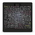 Math Formula Weight Scale Large Bathroom Scales Digital Weight with Bright LED Display Non Slip Automatic Weighing Scale Fashion Weighing Machine for Body