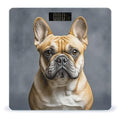 French Bulldog Weight Scale Large Digital Bathroom Scales with Bright LED Display Non Slip Digital Scale and Step On Fashion Weighing Machine for Body