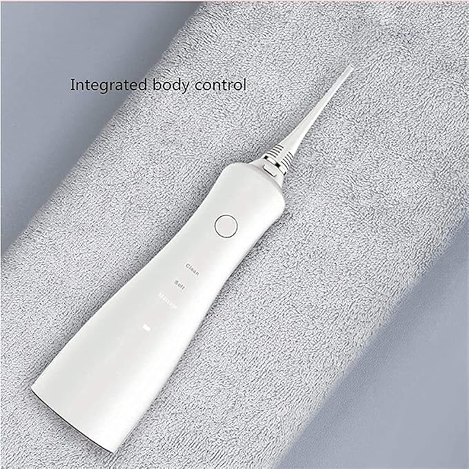 Water Flosser Professional Cordless Dental Oral Irrigator - Portable and Rechargeable Waterproof 3 Modes Water Flossing for Home and TravelEasy to Clean Portable Saves Space