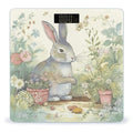 Garden Bunny Scale for Body Weight Precision Bathroom Weighing Scales with Back Lit LCD Display Sturdy Tempered Glass Body Weight Scales Digital Bathroom Scale 400lb