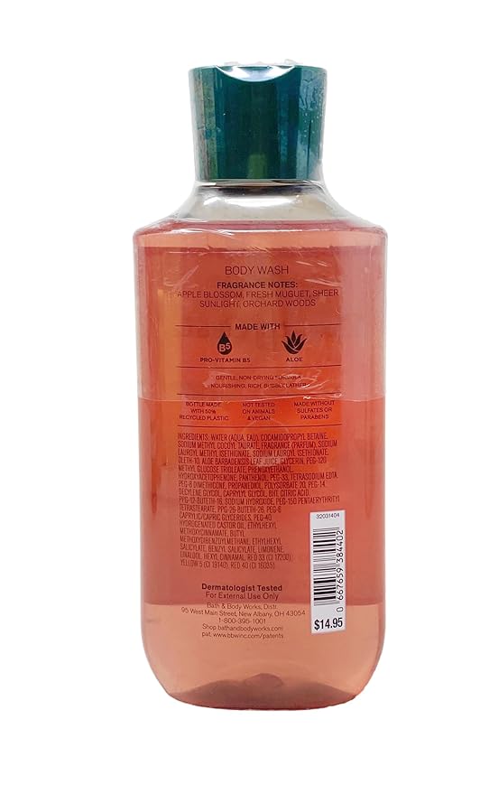 Bath and Body Works (2) Country Apple Shower Gels-10 oz. Bottles