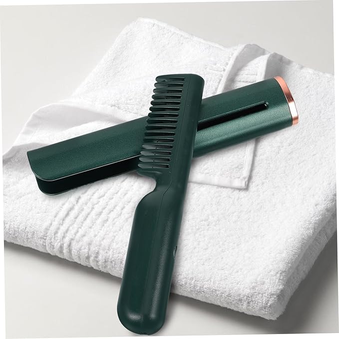 GALPADA Brush Hair Straightener Comb Hot Comb Styling Tool Compact and Portable