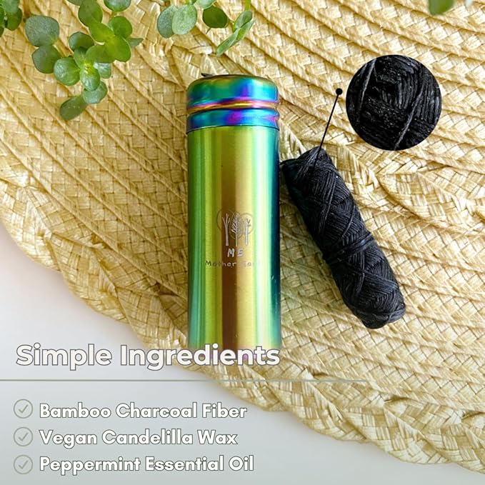 Refillable Rainbow Container and Dental Floss Picks Bundle!