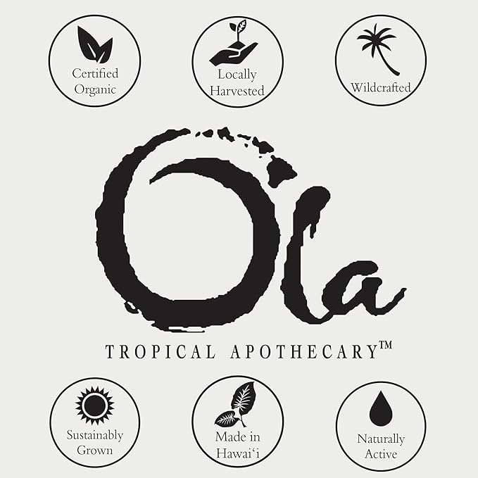 OLA TROPICAL APOTHECARY Coconut Body Wash with Pure Tropical Oils and Plant Extracts - 8 fl oz