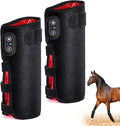 Portable Red Light Therapy for Horse Legs Relieves Joint Stiffness and Promotes Muscle Recovery in Horses (Black 2 Pcs)