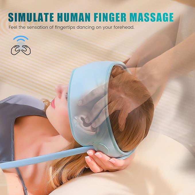 Head Massager ScalpRechargeable Massager for HeadPortable Electric Percussion for Deep Relaxation &amp Stress ReliefGreat Gift for Mom and Grandma