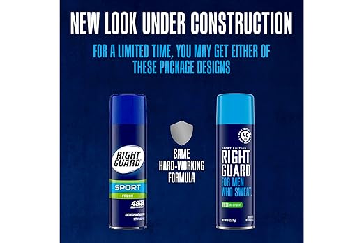 Right Guard Sport Antiperspirant Aerosol Spray Fresh Scent 6 OZ (Pack of 12)