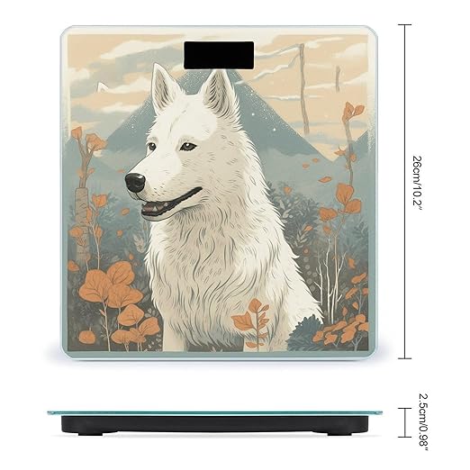 Pen Next to Dog Scale for Body Weight Highly Accurate Digital Bathroom Scale Sturdy Tempered Glass Weighing Scales with LCD Display Fashion Body Fat Smart Scales 400lb