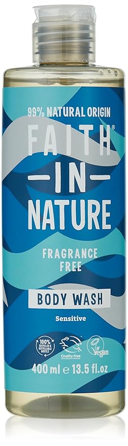 Faith in Nature Fragrance Free Shower Gel &amp Foam Bath