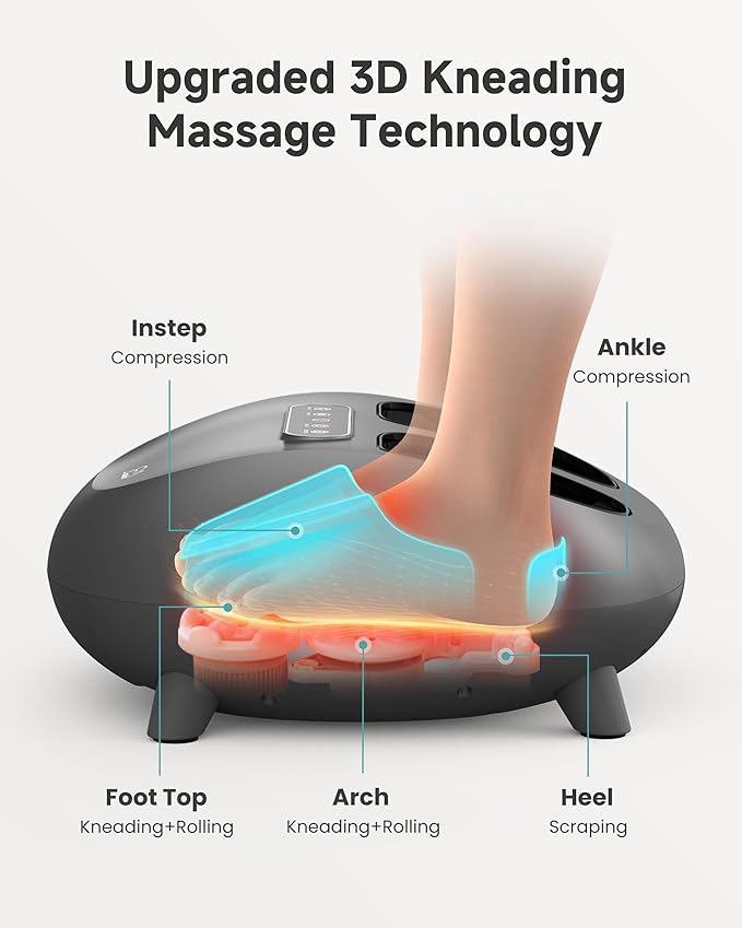Snailax Neck Massager and Foot Massager Bundle