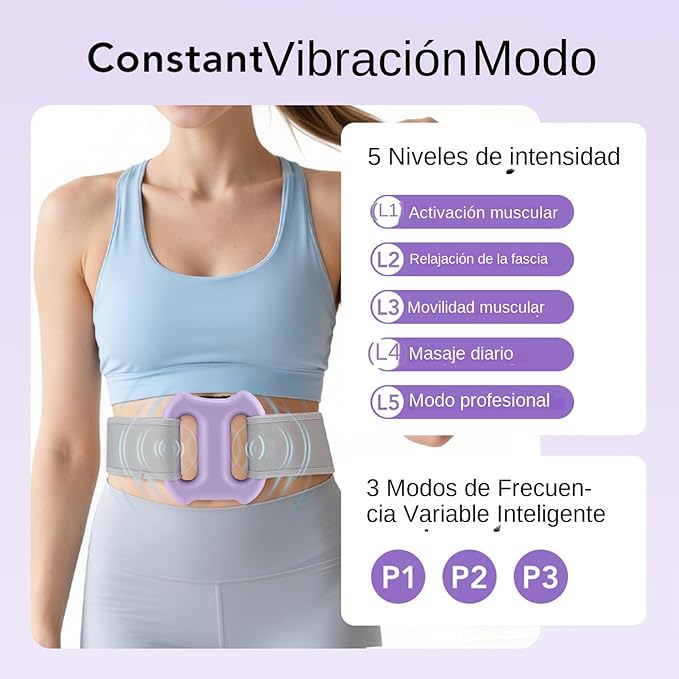Abdominal Massager 2 in 1 Adjustable Strap and Ergonomic Grip Fascial Body Massager for Muscles | For Fitness Training Buttocks Back Thigh Arm Shoulder