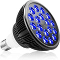 Blue Light Therapy Bulb 18 LEDs Blue Light Therapy Lamp for Face and Body High Irradiance Large Coverage Area (Only Bulb)