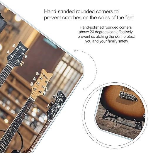 Guitar Bass Music Musical Instruments Scale for Body Weight Smart Scales Digital Bathroom Scale High Precision Weighing Scales with Large Display Weighing Machine for People