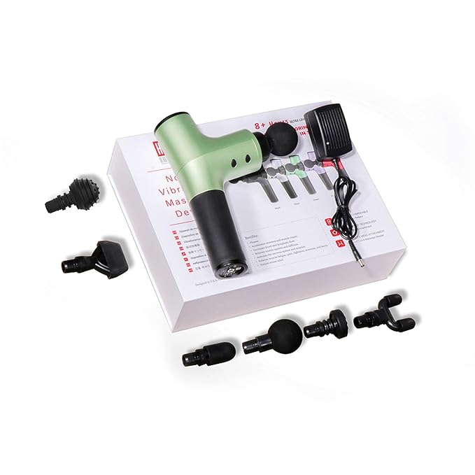 Master Massage Nova Massage Gun With 6 Head Attachment Gift Box With Red Device