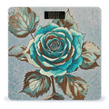 Brown Teal Turquoise Rose Smart Scale for Body Weight Accurate Bathroom Scale with LED Display Digital Weight Scales Weighing Machine High Precision Scales for Bath Home