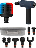 Sharper Image Powerboost Max Deep Tissue Massage Gun Bundle with Hot &amp Cold Dual Temperature Attachment