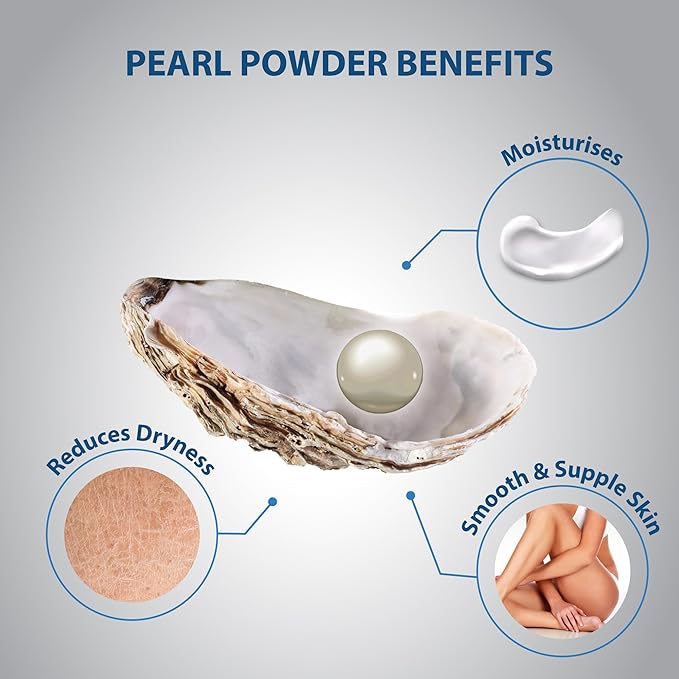 goat's milk body wash shower cream Pearl Powder 40.7 oz (1200ml)