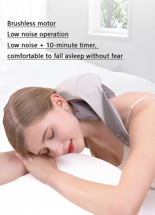 Neck and Shoulder Gift for Mom Dad Men WomenShiatsu Neck and Back Massager 3D Kneading Massage Pillow with Heat Deep Tissue Kneading Pillow Massage