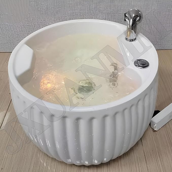 Acrylic Footbath Foot Soak Tub Acrylic Pedicure Sink with Heat and Massage Pedicure Bowl Salon Massage Equipment Home Foot Bath Special for Hotel Foot Bath Club for Foot Soaking F