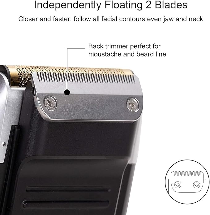 WEedsy Electric Razor for Men Rechargeable Hair Shaver for Men Electric Shaver Beard Electric Razor Bald Head Fades Shaving Machine Finishing Tools