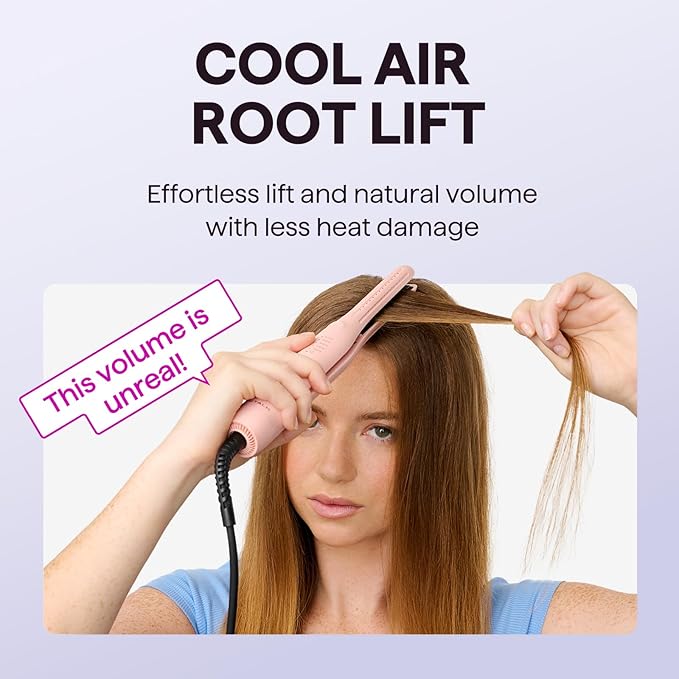 Wavytalk Steamline Pro Steam Straightener Brush and Cool Curl Pencil Airflow Styler