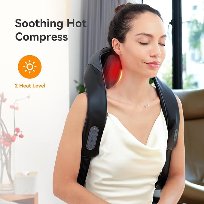 Snailax Neck Massager and Back Massager Bundle