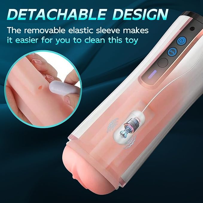 Male Masterburbatar Hands Free with 10 Vibration Massagers Sucking Modes Automatic Male Mastusbafor Tight Sleeve Hoodies Pussy Pocket Silicone Electric Massager Machine