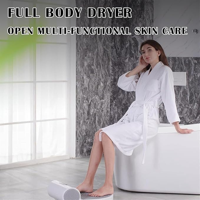 Portable Body Dryer-Quick-Drying Full Body Dryer for Shower Skin Heater Blow Blowdryers Body Heater Blow Dryer for Bathroom Gym and Spa UseWithout Weight Scale