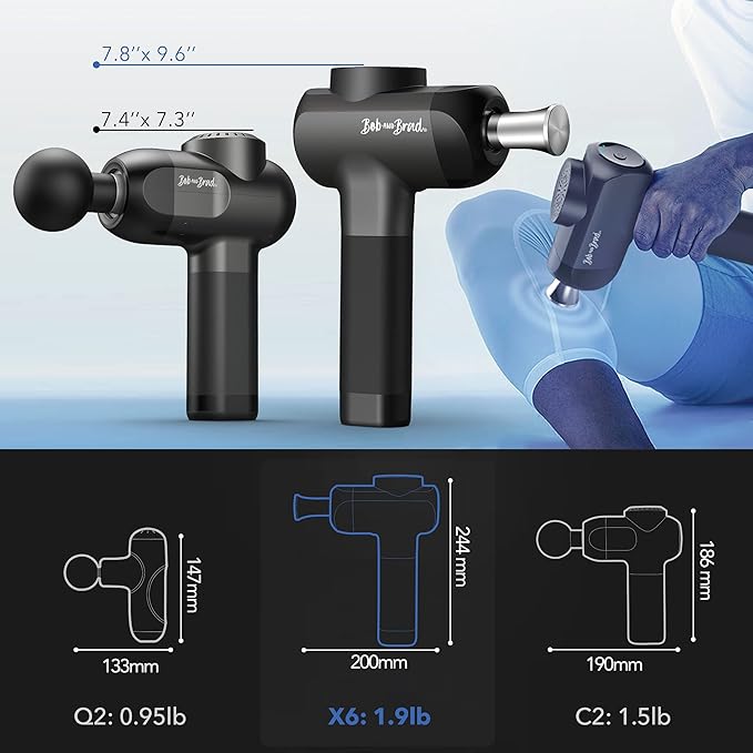 BOB AND BRAD Save 40% on X6 Pro Massage Gun + T2 Massage Gun