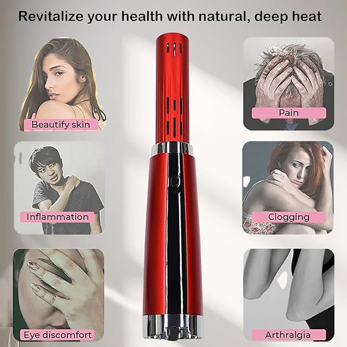 11.0 Pro Terahertz (THZ) Energy Blow Wand | Electric Massage Device | Quantum Wellness Tool | Body &amp Water Revitalizer | High-Frequency Warm Air Wand | U.S. Plug