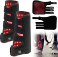 Red Light Therapy for Horses Leg Portable Wearable Infrared Light Therapy Horses Boot 660nm ＆850nm Red Light Therapy for Horse Leg Stifle Pain Left + Right
