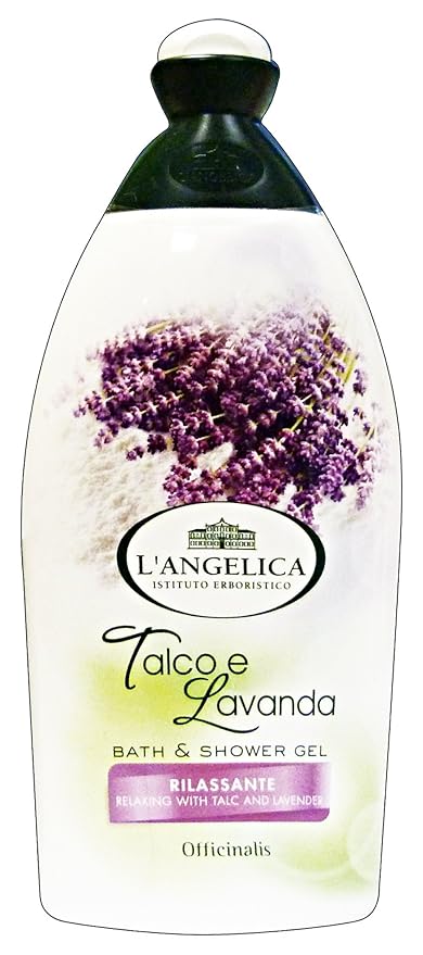 L'Angelica Bath &amp Shower Gel Talc and Lavender 500ml / 16.91 fl.oz
