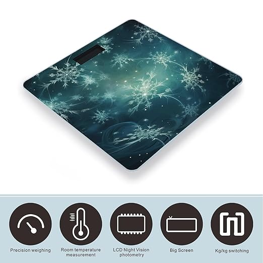 Mist Style Pictures Scale for Body Weight Smart Scales Digital Bathroom Scale High Precision Weighing Scales with Large Display Weighing Machine for People