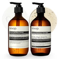Aesop Reverence Aromatique Hand Wash &amp Geranium Leaf Body Cleanser | Paraben Cruelty-Free &amp Vegan | 500mL/16.67oz (Set of 2)