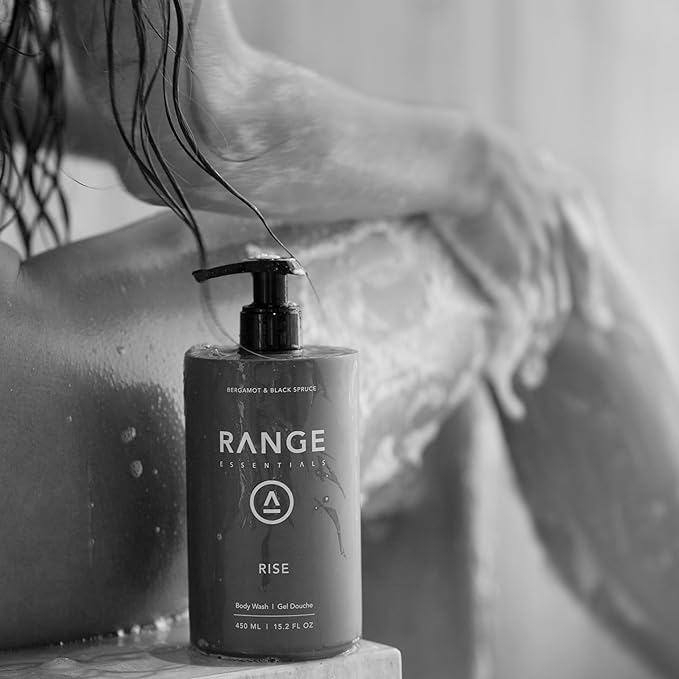 Renew Body Wash Sandalwood Scent Moisturizing Hydrating Gentle Clean Shower Gel Paraben-Free Sulfate-Free Natural Ingredients Hyaluronic Acid Men Women 450mL (15.2oz)